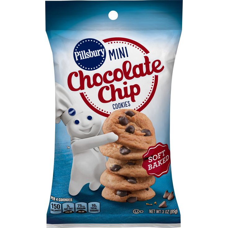 Pillsbury Mini Chocolate Chip Cookies (3 Pack)