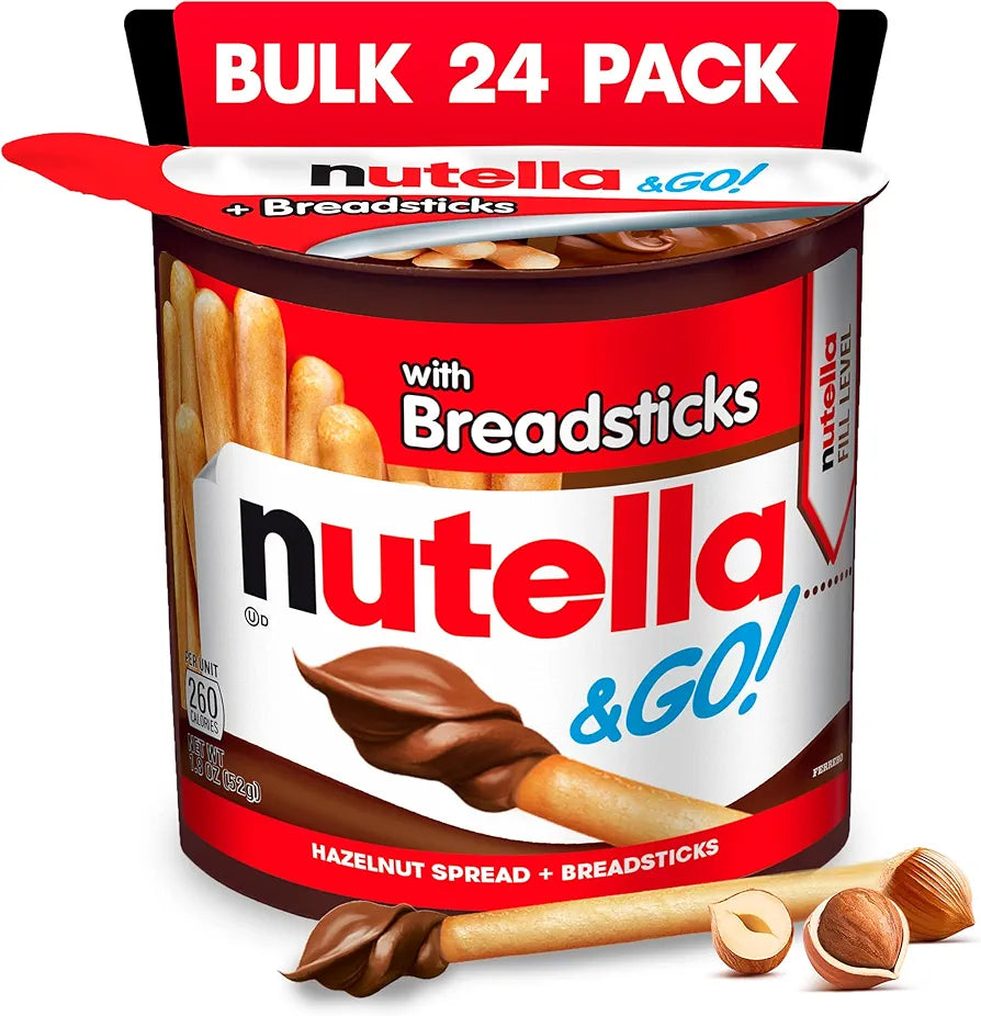 Nutella & GO! Chocolate Hazelnut Spread + Breadsticks