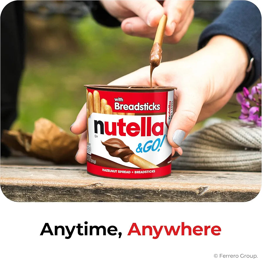Nutella & GO! Chocolate Hazelnut Spread + Breadsticks