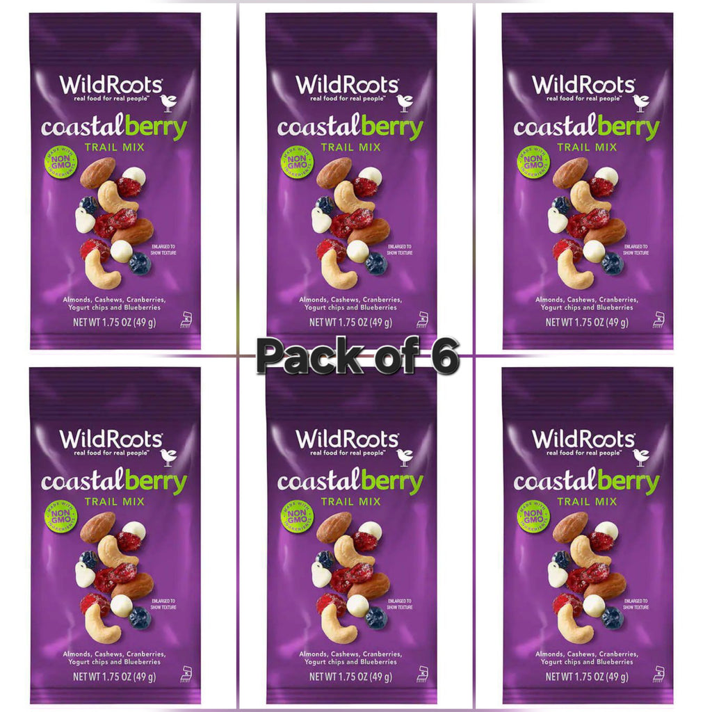 Wild Roots Coastal Berry Trail Mix | 1.75 oz (3 Pack)