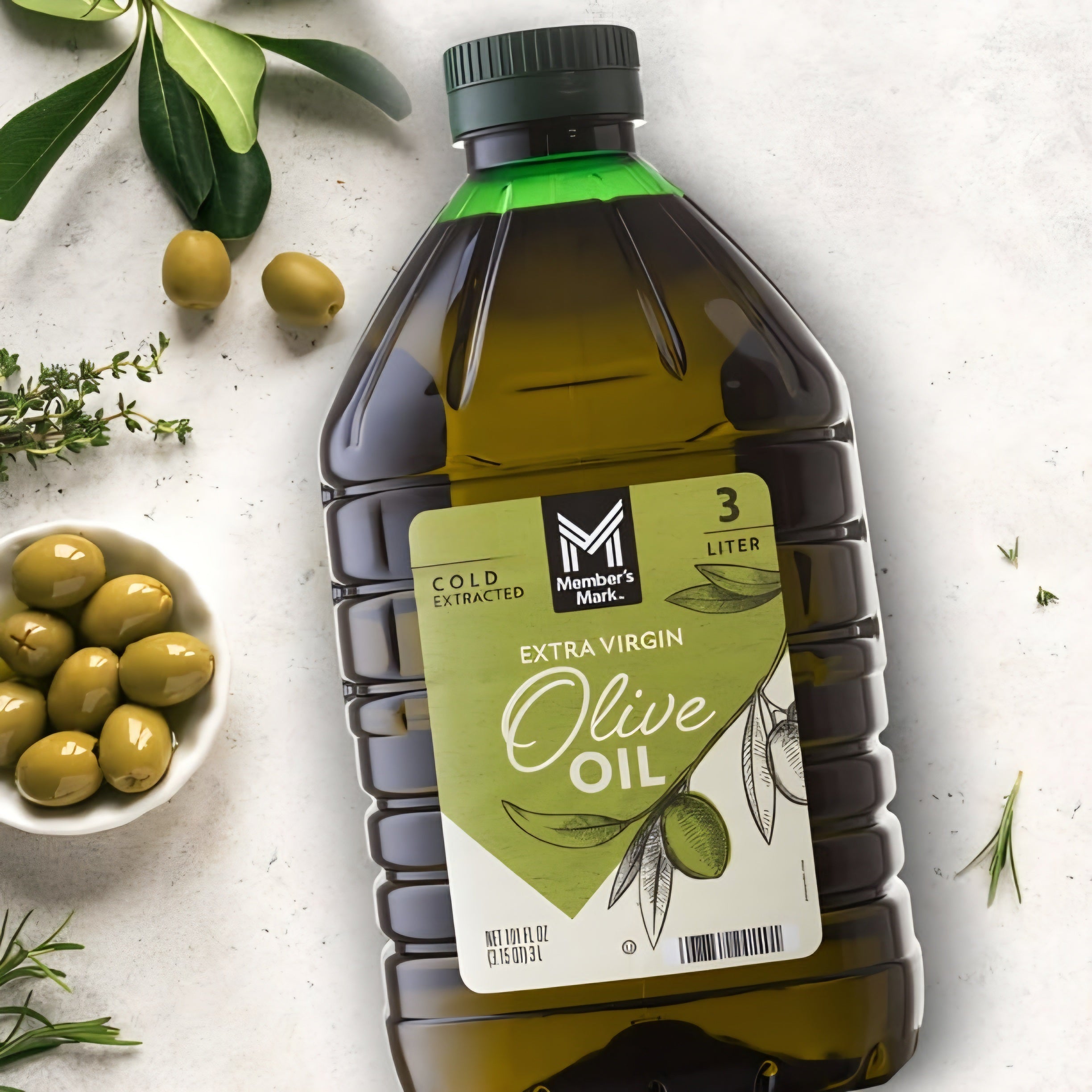 Member's Mark 100% Cold-Pressed Olive Oil 3L