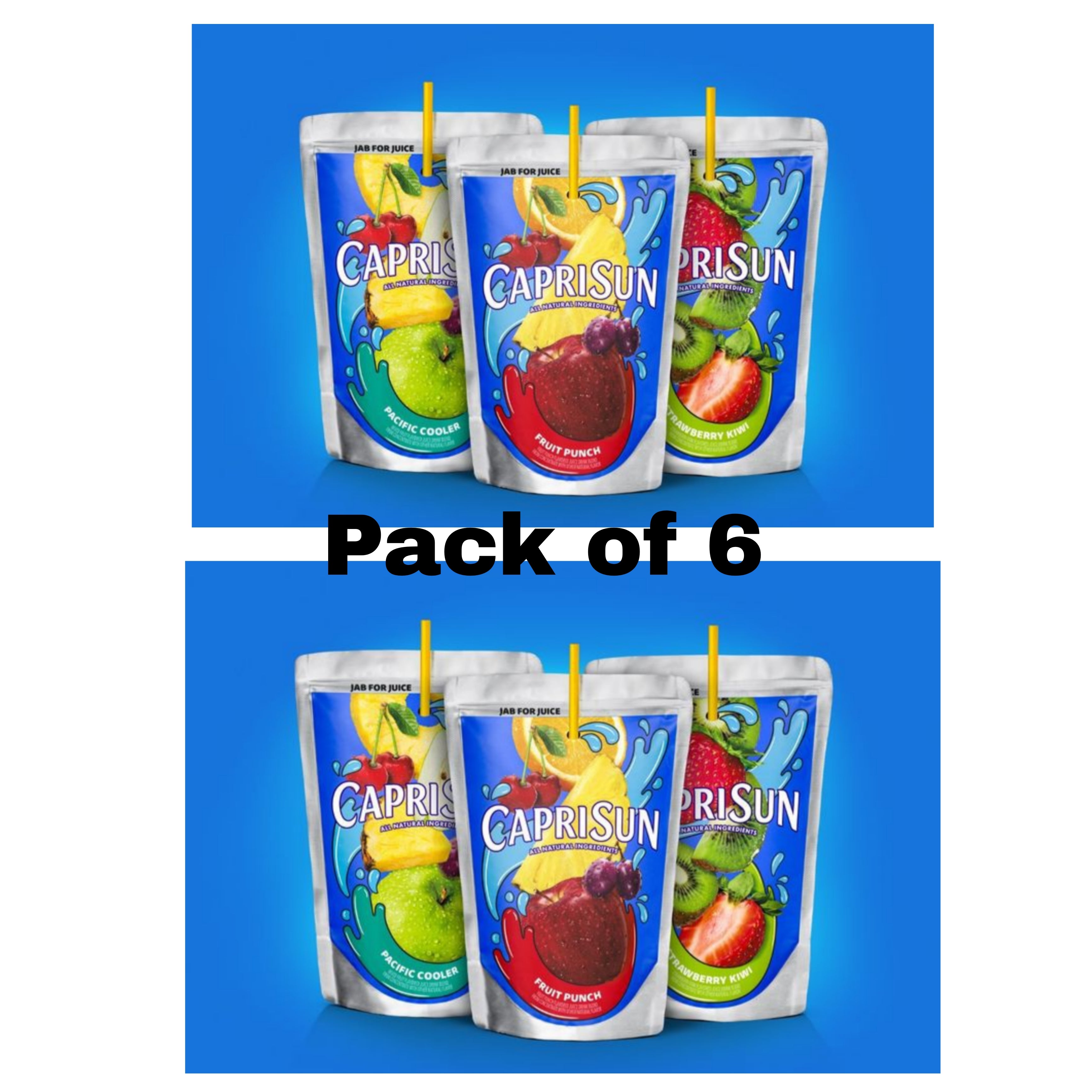 Capri Sun 100% Fruit Juice (3 Pack)