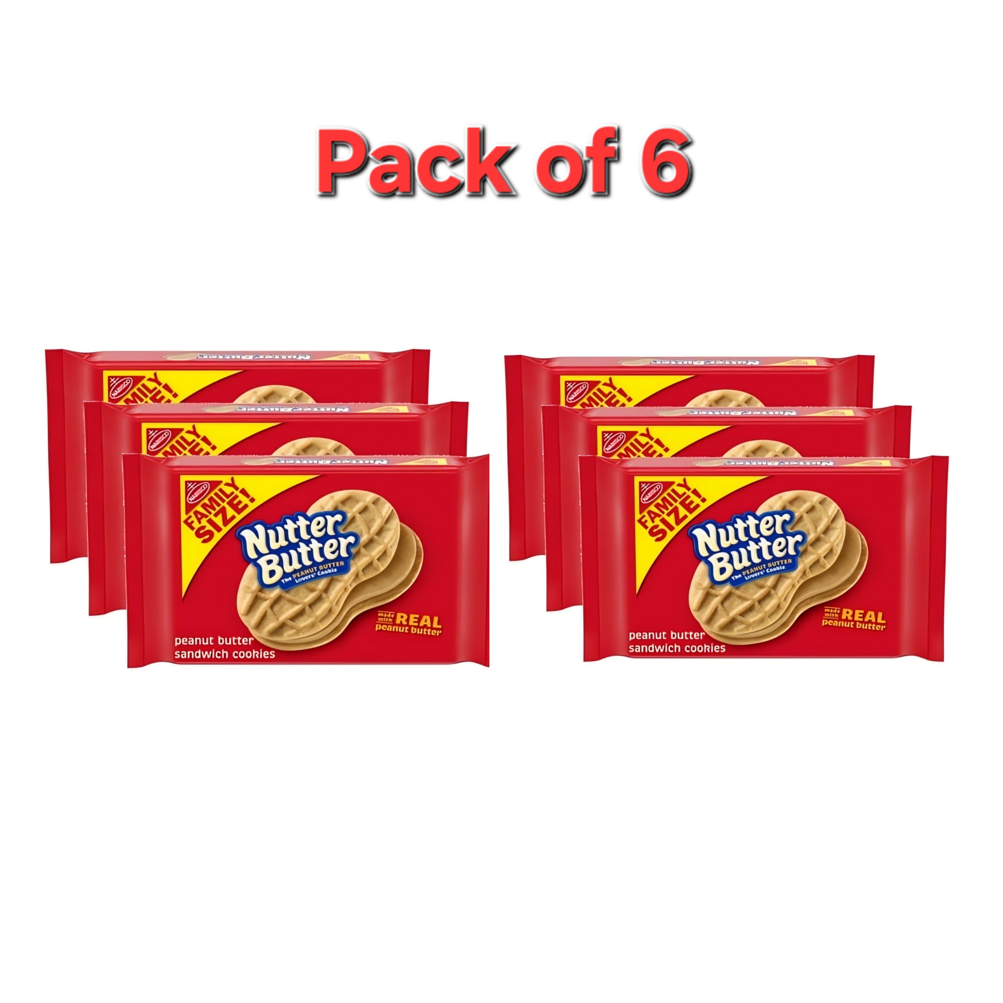 Nutter Butter Sandwich Cookies (3 Pack)