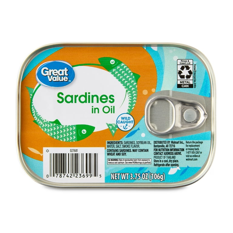 Great Value Sardines in Oil
