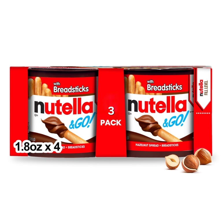 Nutella & GO! Chocolate Hazelnut Spread + Breadsticks
